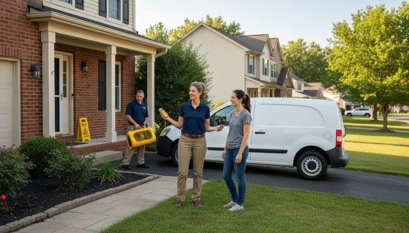 Water restoration image for Mold Remediation in Perronville, MI